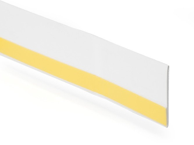 Nobily Fensterleiste PVC-Flachleiste, 60mm mit Lippe,selbstklebend