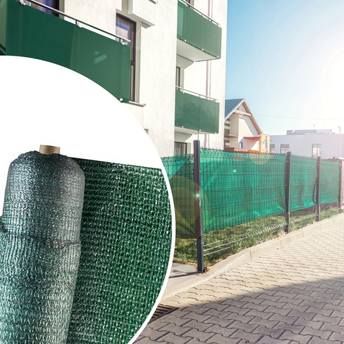 Zaunblende Tennisblende Polyproylenseil HDPE Schattiernetz Sichtschutz Balkon 