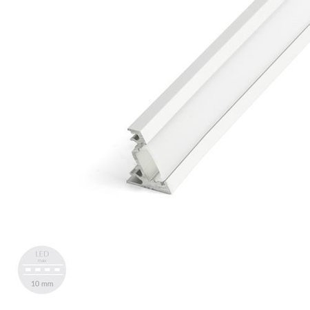 Alu Profil für LED CORNER30 Satiniert Streifen Lichtleiste Aluminium 2m
