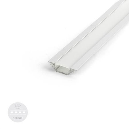 Alu Profil für LED CORNER45 Satiniert Streifen Lichtleiste Aluminium 2m