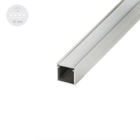 Alu Profil für LED SMART Milchglas Streifen Lichtleiste Aluminium 1m