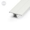 Alu Profil für LED BACK Milchglas Streifen Lichtleiste Aluminium 2m
