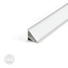 Alu Profil für LED KABI Milchglas Streifen Lichtleiste Aluminium 1m