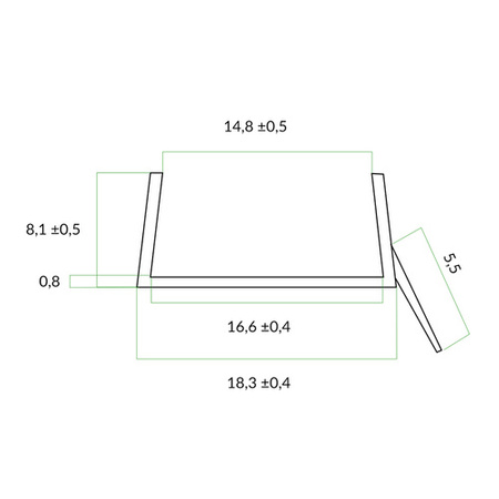 1,5m Küchensockel Abdichtungsprofil Sockel Dichtung 16mm TRANSPARENT