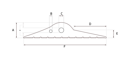 Garagentordichtung 15x80mm Garagentor Dichtung Gummischwelle Bodendichtung EPDM