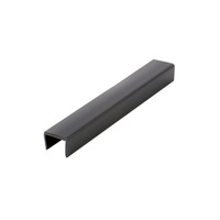 Endstück für Küchensockel 150mm SCHWARZ GLÄNZEND