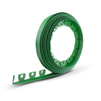 Rasenkantenstecher Rasenkante Rasentrimmer Rasenmäher Rasenborde 10m Höhe 50mm GRÜN + 20 Befestigunsanker GRATIS!