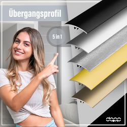 Übergangsprofil Rund 0,93m 37mm 5 in 1 SAHARA