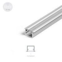 Alu Profil für LED MODELL A Transparent Streifen Lichtleiste Aluminium 1m - 2m