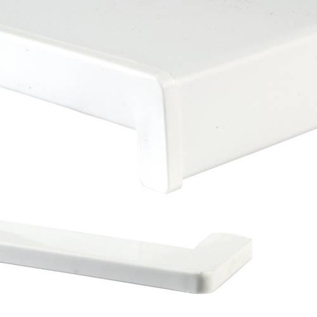 Fensterbank Fensterbrett für den Innenbereich PVC Tiefe 35cm WEISS + Endkappen GRATIS!