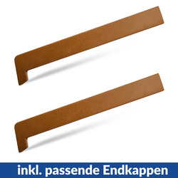 Fensterbank Fensterbrett für den Innenbereich PVC Tiefe 20cm WINCHESTER + Endkappen GRATIS!