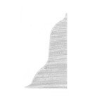 52mm Endstück Rechts SILBER 1 Stk.