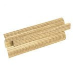 2m Fussleiste 52mm EICHE NATURLICH Fußleiste Leiste Sockelleiste Laminatleiste Bodenleiste PVC + Montagematerial GRATIS