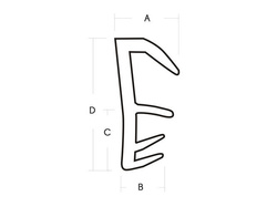 Fensterdichtung KD-5 18x6mm Weiß für Holzfenster – Flügel Rahmen