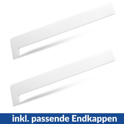 Fensterbank Fensterbrett für den Innenbereich PVC Tiefe 25cm SILBER + Endkappen GRATIS!