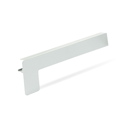 Fensterbank Stahl Aussen Außenfensterbank Fensterbrett Stahlblech Breite 17,5cm RAL 9006 SILBER