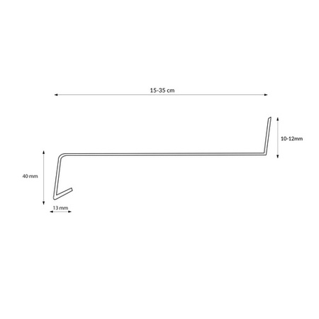 Fensterbank Aluminium Fensterbrett Aussen Alu Breite 17,5cm RAL 8019 BRAUN