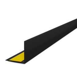 Selbstklebender PVC-Winkel für Außenecken 20×20mm SCHWARZ 2m