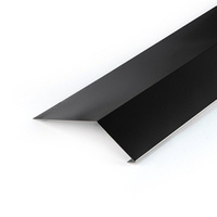 Traufblech mit Polyesterlack PLUS 2m SCHWARZ