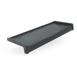 Fensterbank Stahl Aussen Außenfensterbank Fensterbrett Stahlblech Breite 25cm RAL 7016 ANTHRAZIT