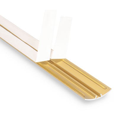 Übergangsprofil Rund 0,93cm 30mm Mit Klebeband GOLD