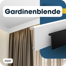 Karnis-Abdeckleiste 15 cm Weiß 2 m