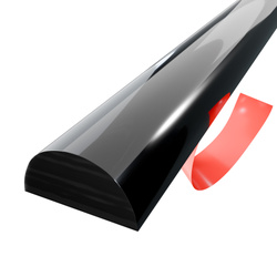 Acryldichtung Acrylstab Wasserabweiser Halbrundstab Schwallschutz 10x20mm