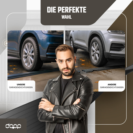 Garagentordichtung 30x160mm Garagentor Dichtung Gummischwelle Bodendichtung EPDM