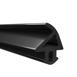 Fensterdichtung S-1113 Schwarz Plastmo PVC Kunststofffenster Dichtung