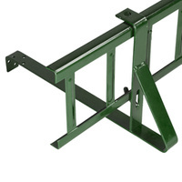 Schneefanggitter 150cm 1,5m Komplettes SET Gitterhöhe 15cm Schnee RAL 6020 GRÜN