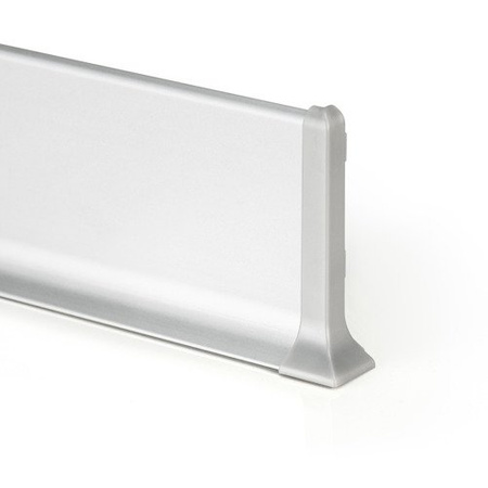 2m Fussleiste aus Aluminium 59mm
