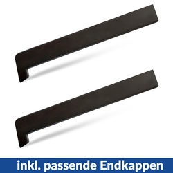 Fensterbank Fensterbrett für den Innenbereich PVC Tiefe 25cm MAHAGONI + Endkappen GRATIS!