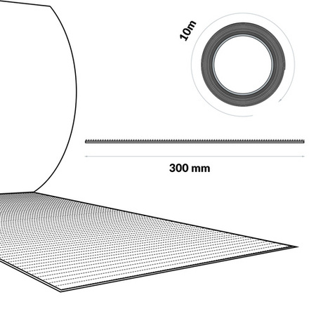 Butylband DACHDECKERBAND Abdichtband Selbstklebendes Reparaturband Dichtband 300mm SCHWARZ