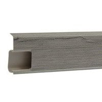 2m Fussleiste 55mm EICHE MILLENIUM Fußleiste Leiste Sockelleiste Laminatleiste Bodenleiste PVC + Montagematerial GRATIS