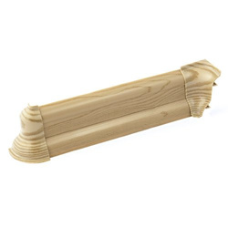 2m Fussleiste 52mm ULME KANADISCH Fußleiste Leiste Sockelleiste Laminatleiste Bodenleiste PVC + Montagematerial GRATIS