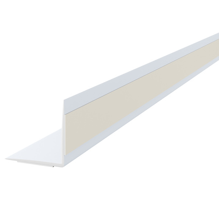 Selbstklebender PVC-Winkel für Außenecken 20×20mm Weiß 2m