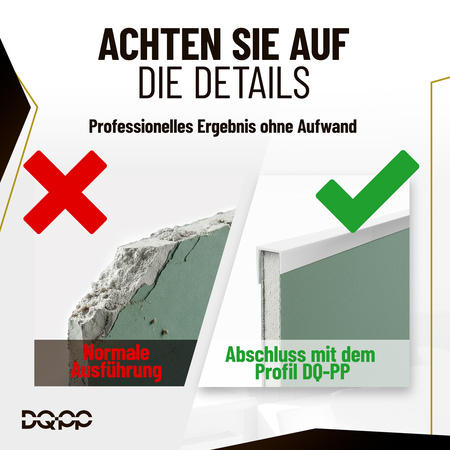 Kabelkanal (PVC-Leiste) 16×16 mm, weiß, selbstklebend