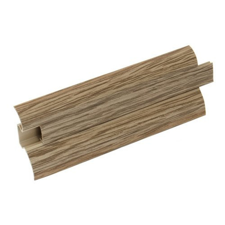 2m Fussleiste 52mm EICHE Fußleiste Leiste Sockelleiste Laminatleiste Bodenleiste PVC + Montagematerial GRATIS