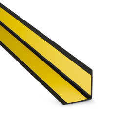 Selbstklebender PVC-Winkel für Außenecken 20×20mm SCHWARZ 2m