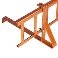 Schneefanggitter 150cm 1,5m Komplettes SET Gitterhöhe 20cm Schnee ZIEGELROT