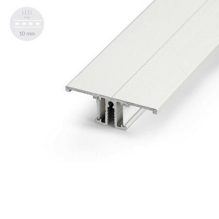 Alu Profil für LED BACK Milchglas Streifen Lichtleiste Aluminium 2m