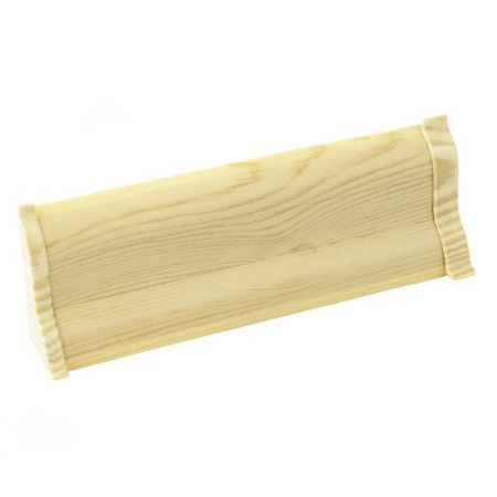 2,5m Fussleiste 52mm AHORN Fußleiste Leiste Sockelleiste Laminatleiste Bodenleiste + Montagematerial GRATIS