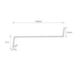 Fensterbank Stahl Aussen Außenfensterbank Fensterbrett Stahlblech Breite 30cm RAL 8017 BRAUN