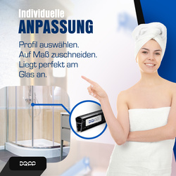 Magnetdichtung Dichtung Schwarz Duschtürdichtung 6mm 8mm