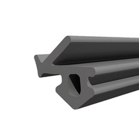 Fensterdichtung S-834X Schwarz Veka PVC Kunststofffenster Dichtung