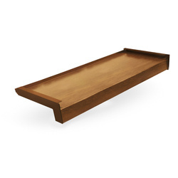 Fensterbank Stahl Aussen Außenfensterbank Fensterbrett Stahlblech Breite 25cm EICHE GOLD