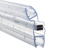 1 PAAR Duschdichtung Magnetdichtung 6-8mm MODEL 7