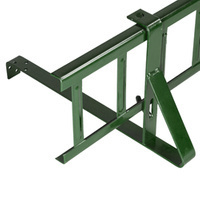 Schneefanggitter 150cm 1,5m Komplettes SET Gitterhöhe 20cm Schnee RAL 6020 GRÜN