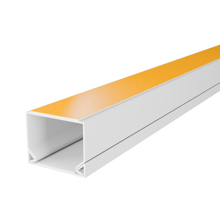 Kabelkanal (PVC-Leiste) 15×10 mm, weiß, selbstklebend