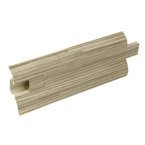 2,5m Fussleiste 52mm SCHILFROHR HELL Fußleiste Leiste Sockelleiste Laminatleiste Bodenleiste + Montagematerial GRATIS